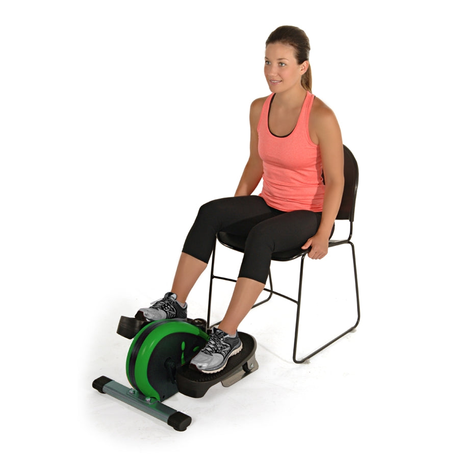 Stamina InMotion Elliptical | Compact Green Steel Frame | Low-Impact Cardio for Home & Office | 24.5 x 17 x 11.38 in | Model 55-1602