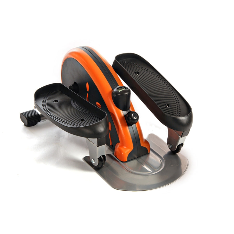 Stamina InMotion Elliptical | Compact Orange Steel Frame | Low-Impact Cardio for Home & Office | 24.5 x 17 x 11.38 in | Model 55-1603