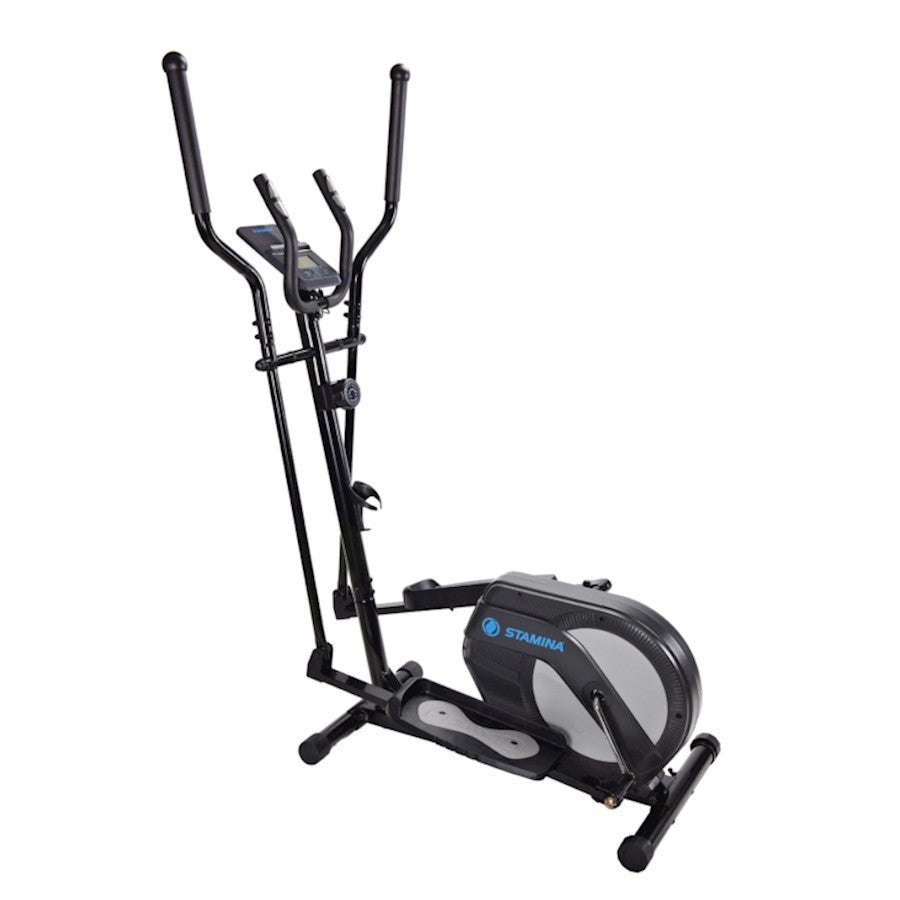 Stamina Elliptical Trainer 704 | Home Gym Cardio Machine with 8 Resistance Levels & Device Tray | 46 x 24 x 52 in | Model 55-1704