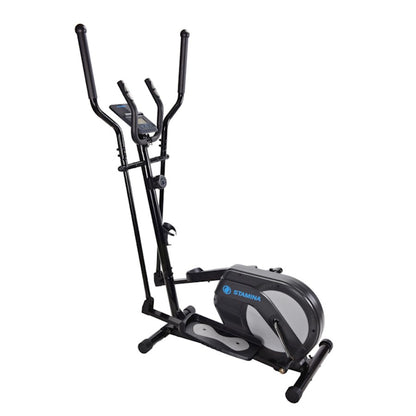 Stamina Elliptical Trainer 704 | Home Gym Cardio Machine with 8 Resistance Levels & Device Tray | 46 x 24 x 52 in | Model 55-1704