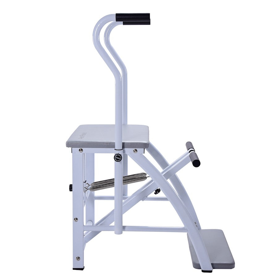 Stamina Aeropilates Precision Pilates Chair | Wood Frame with Padded Seat | Home Studio & Reformer Companion | 29.5 x 28.25 x 47 in | Model 55-4215