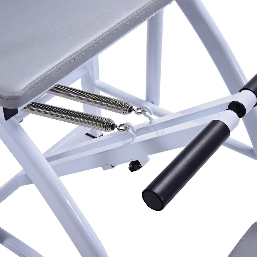 Stamina Aeropilates Precision Pilates Chair | Wood Frame with Padded Seat | Home Studio & Reformer Companion | 29.5 x 28.25 x 47 in | Model 55-4215