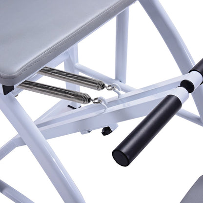 Stamina Aeropilates Precision Pilates Chair | Wood Frame with Padded Seat | Home Studio & Reformer Companion | 29.5 x 28.25 x 47 in | Model 55-4215