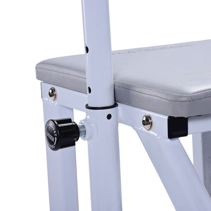 Stamina Aeropilates Precision Pilates Chair | Wood Frame with Padded Seat | Home Studio & Reformer Companion | 29.5 x 28.25 x 47 in | Model 55-4215