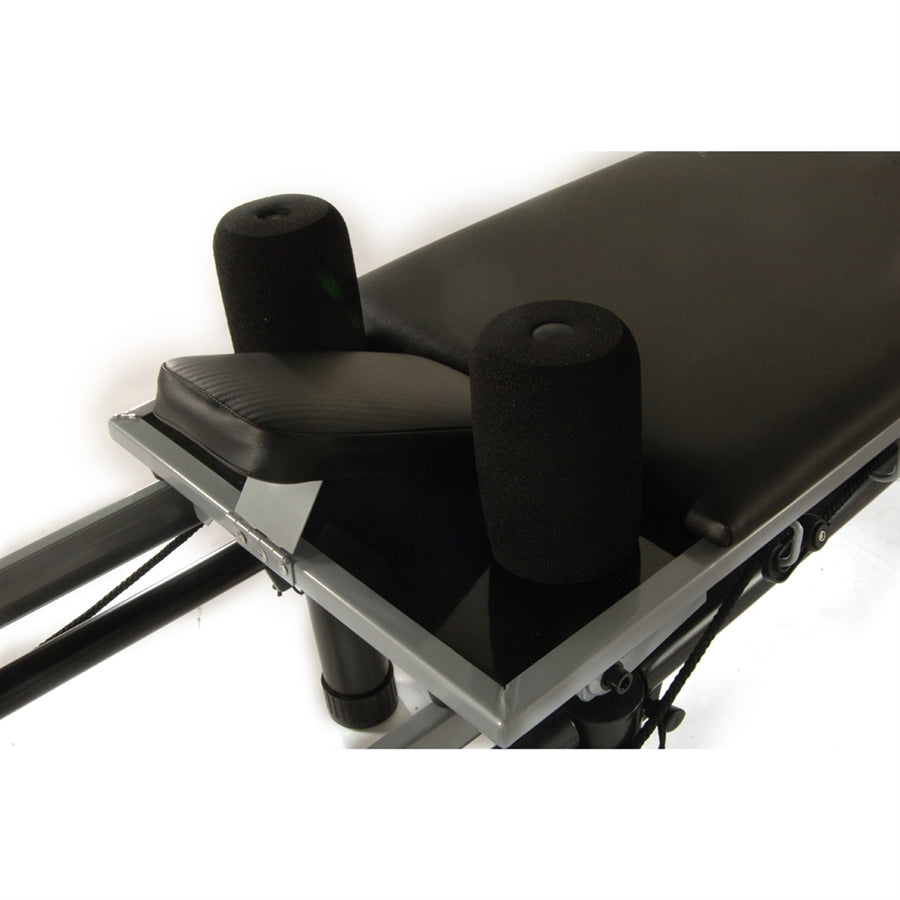 Stamina AeroPilates 266 Reformer with Stand & Rebounder | 3-Cord Resistance | Home Pilates Machine | 85 x 20 x 35 in | Model 55-4266