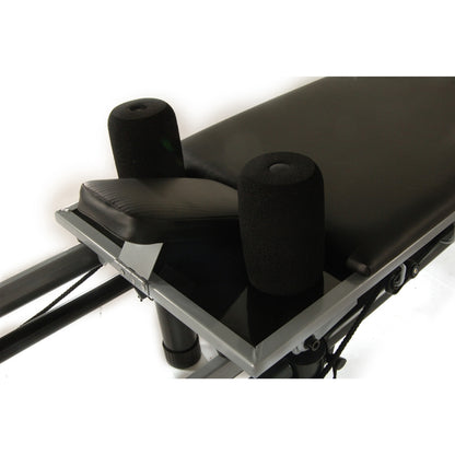 Stamina AeroPilates 266 Reformer with Stand & Rebounder | 3-Cord Resistance | Home Pilates Machine | 85 x 20 x 35 in | Model 55-4266