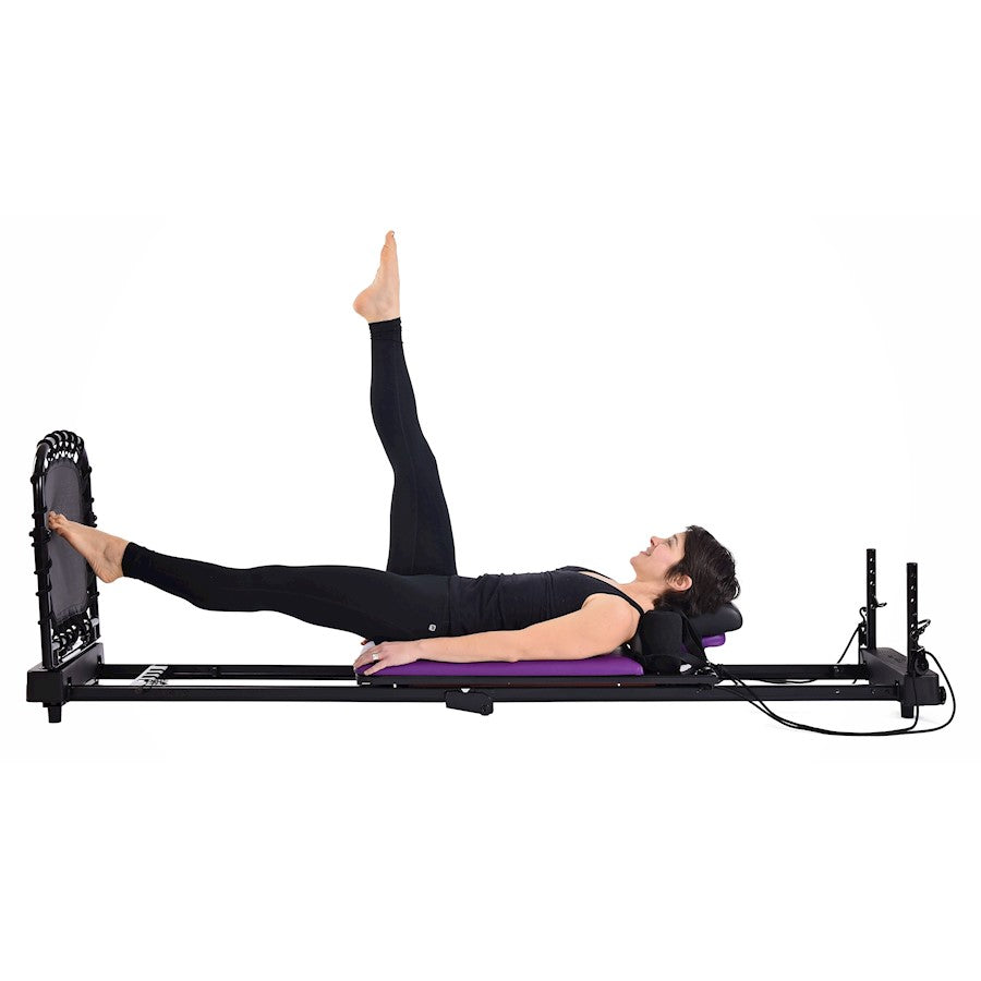 Stamina AeroPilates 379 Reformer Plus | 4-Cord Resistance & Cardio Rebounder | Home Pilates Machine | Foldable | Model 55-4379