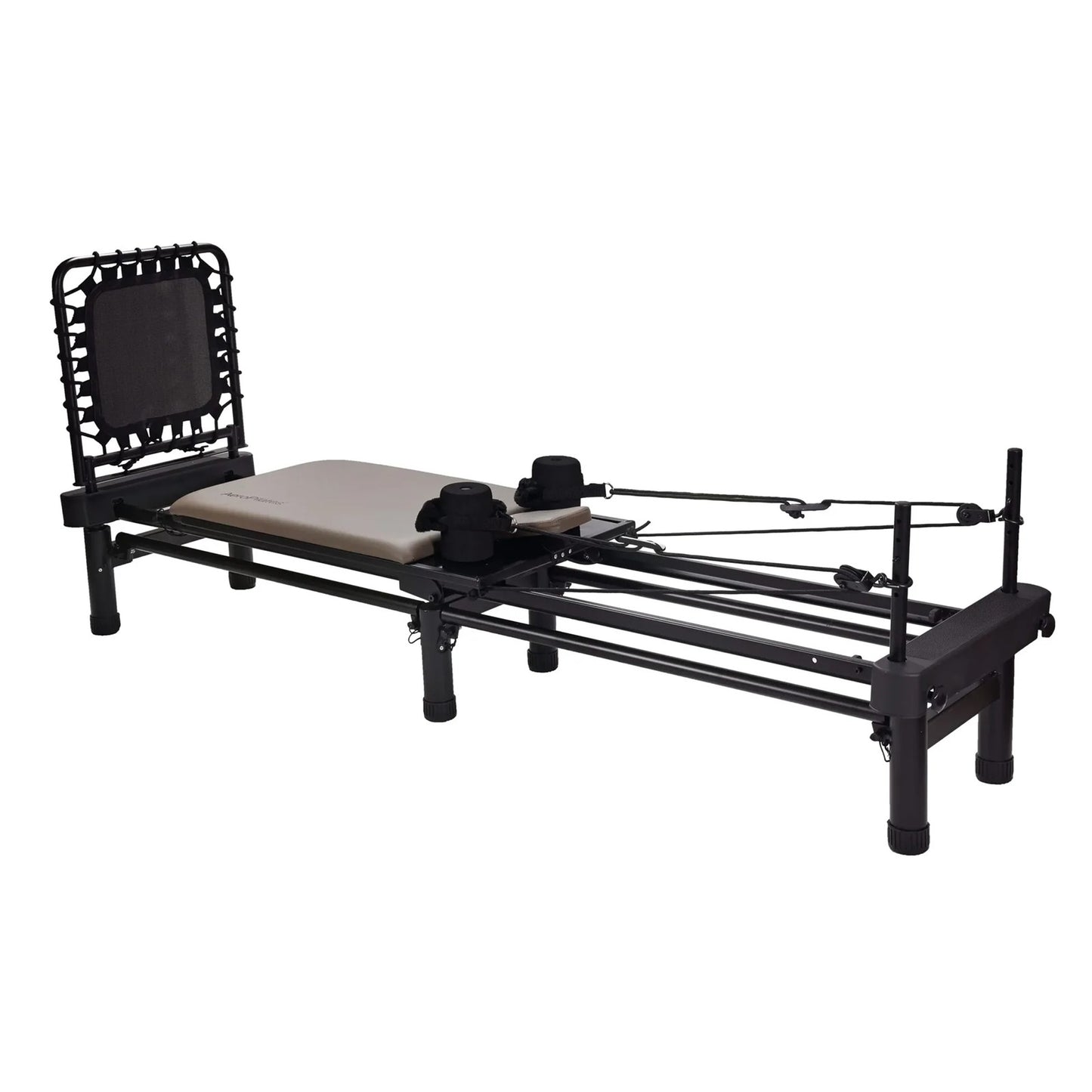 Stamina AeroPilates 651 Reformer with Stand & Rebounder | 4-Cord Resistance | Home Pilates Machine | 86.25 x 20 x 34.5 in | Model 55-4651
