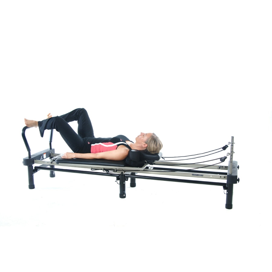 Stamina AeroPilates Premier Reformer | Cardio Rebounder & Stand | Home Pilates for Full Body Toning | 25 x 47 x 14 in | Model 55-4700