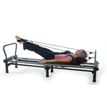 Stamina AeroPilates Premier Reformer | Cardio Rebounder & Stand | Home Pilates for Full Body Toning | 25 x 47 x 14 in | Model 55-4700
