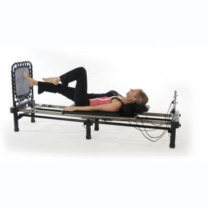 Stamina AeroPilates Premier Reformer | Cardio Rebounder & Stand | Home Pilates for Full Body Toning | 25 x 47 x 14 in | Model 55-4700