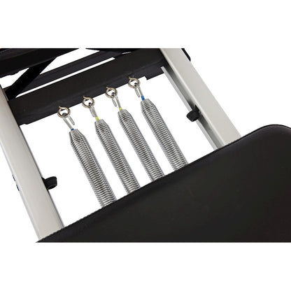 Stamina AeroPilates Pro 565 Reformer | Oak Trim Steel Frame | Home Pilates & Cardio | 94 x 23.5 x 15 in | Model 55-5565