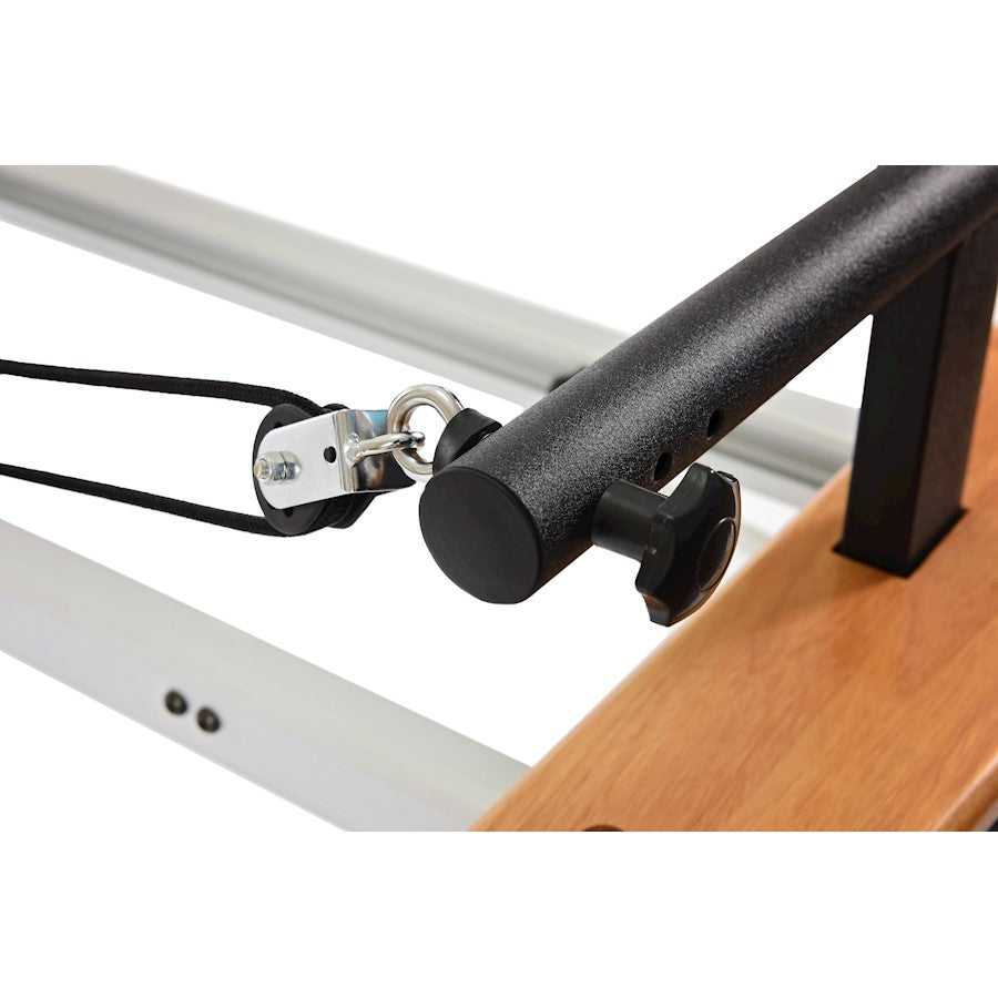 Stamina AeroPilates Pro 565 Reformer | Oak Trim Steel Frame | Home Pilates & Cardio | 94 x 23.5 x 15 in | Model 55-5565