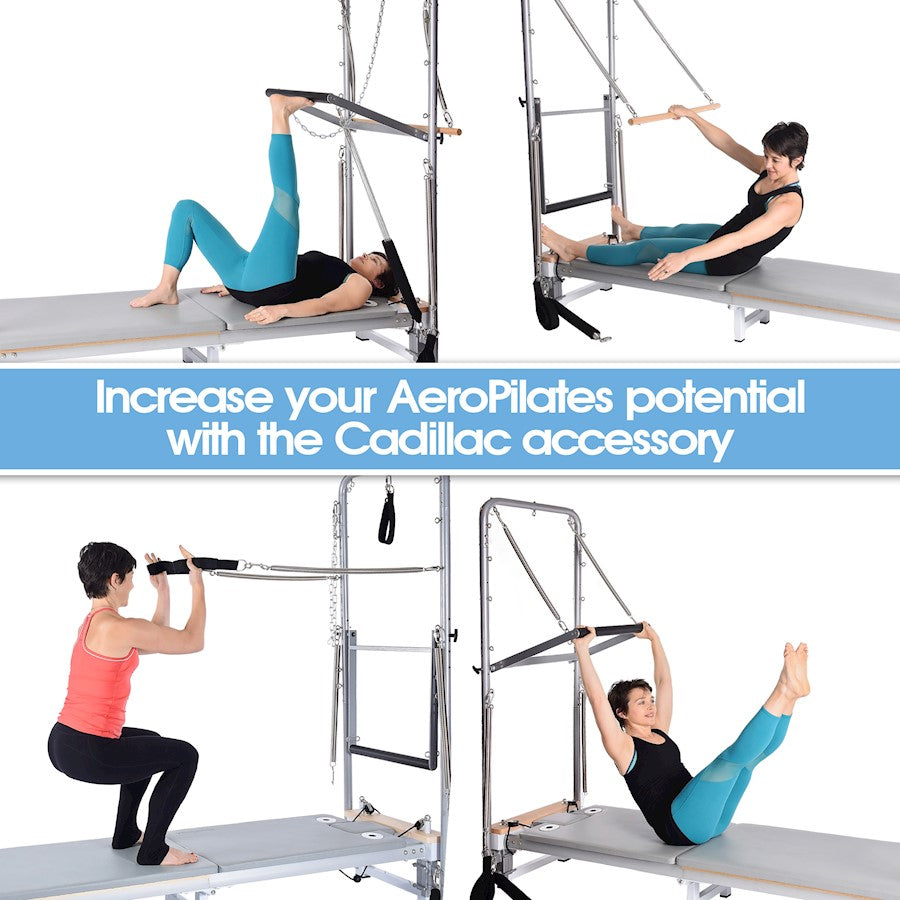 Stamina AeroPilates Cadillac Accessory | Steel Frame | For Precision 610 Reformer | 29.75 x 3.25 x 74.25 in | Model 55-5602