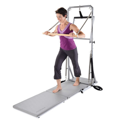 Stamina AeroPilates Cadillac Studio Tower | Steel Frame | Home Pilates Studio | 76.75 x 24.25 x 67 in | Model 55-5604