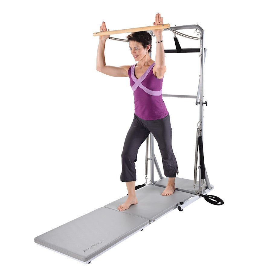 Stamina AeroPilates Cadillac Studio Tower | Steel Frame | Home Pilates Studio | 76.75 x 24.25 x 67 in | Model 55-5604