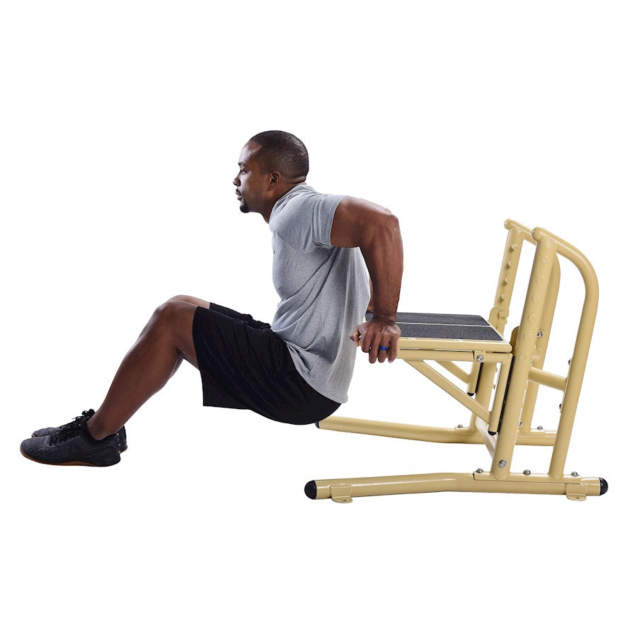 Stamina Outdoor Fitness Adjustable Plyo Box | 5-Height Plyometric Stand | Outdoor Gym & Backyard | 24 x 24 x 24 in | Model 65-1200