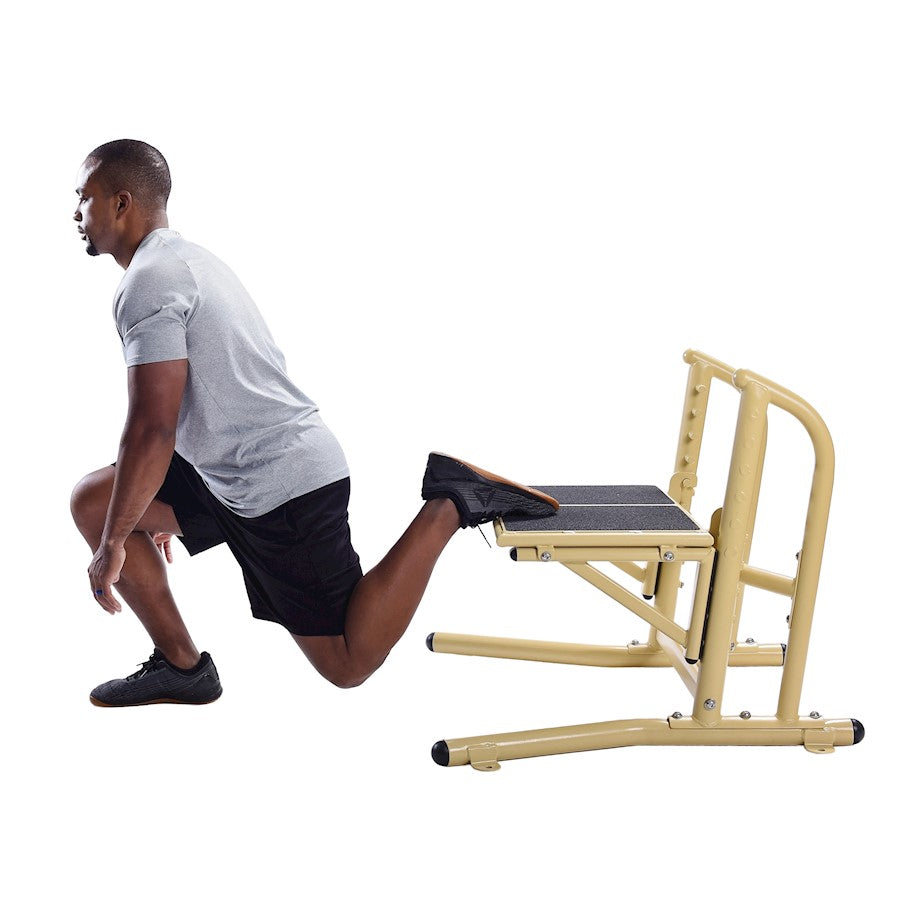 Stamina Outdoor Fitness Adjustable Plyo Box | 5-Height Plyometric Stand | Outdoor Gym & Backyard | 24 x 24 x 24 in | Model 65-1200
