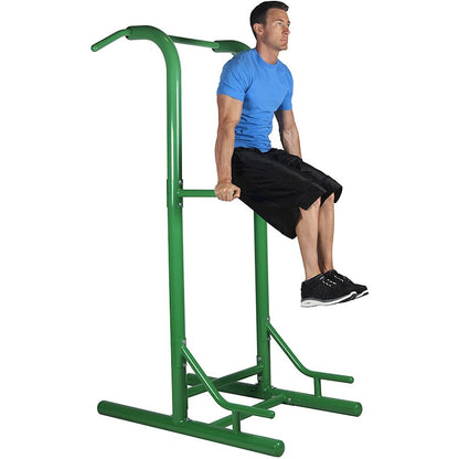 Stamina Outdoor Power Tower | Steel Frame with UV-Resistant Paint | Backyard & Patio Strength Training | 49 x 50 x 81 in | Model 65-1460