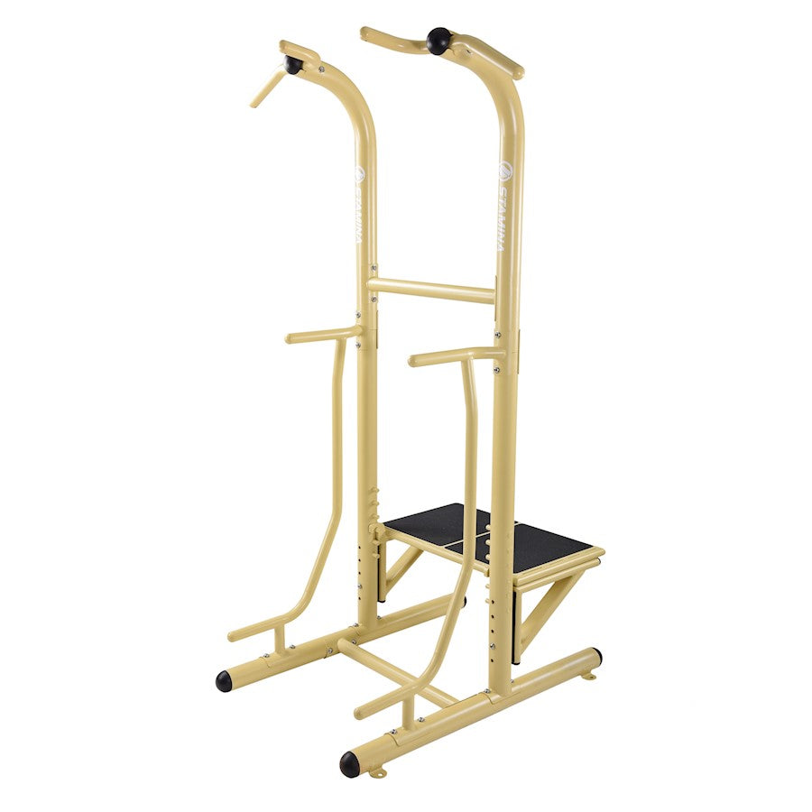 Stamina Outdoor Power Tower Pro | Steel Frame with UV-Resistant Paint | Backyard & Patio Strength Training | Model 65-1485