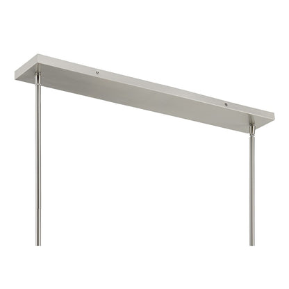 Savoy House Essentials Baldwin 8Lt Lin Chandelier, Satin Nickel