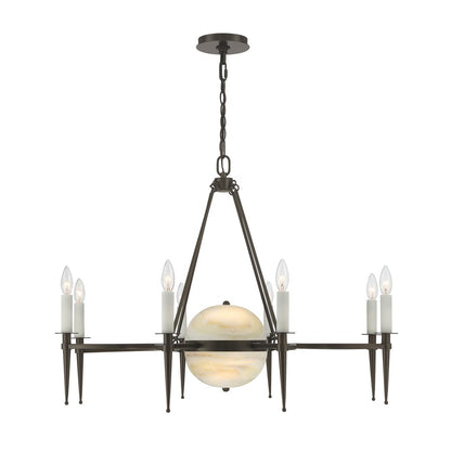 Savoy House Sanger 10 Lt Chandelier, Mediterranean Bronze - 1-1488-10-15