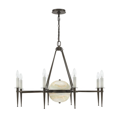 Savoy House Sanger 10 Lt Chandelier, Mediterranean Bronze