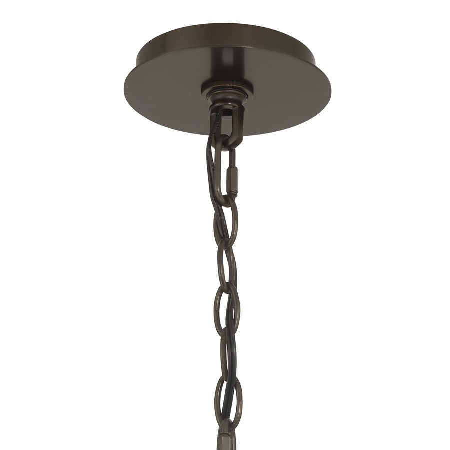 Savoy House Sanger 10 Lt Chandelier, Mediterranean Bronze