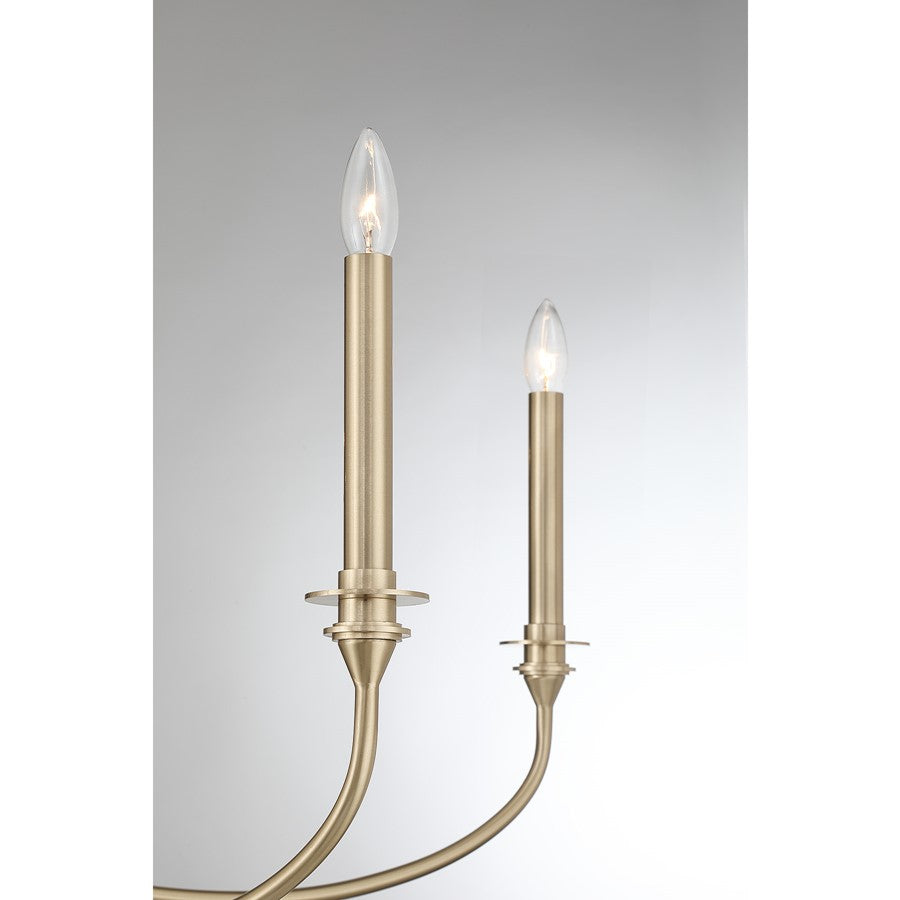 Savoy House Essentials Coventry 6 Lt Chandelier, Noble Brass