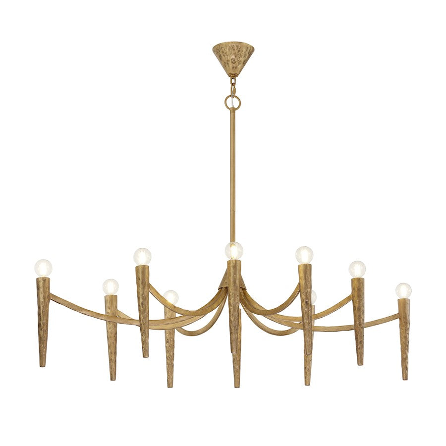 Savoy House Belleza 10 Light Linear Chandelier, Spumante