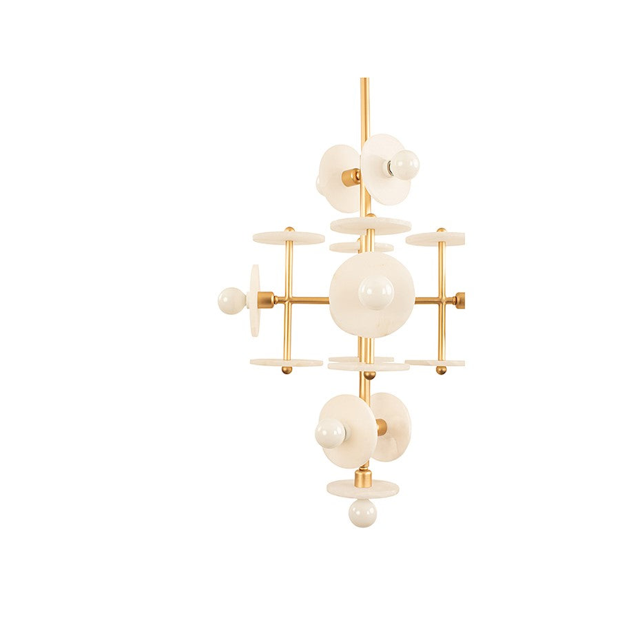 Savoy House Amani 9-Light Pendant, Black Cashmere - 1-1590-9-50