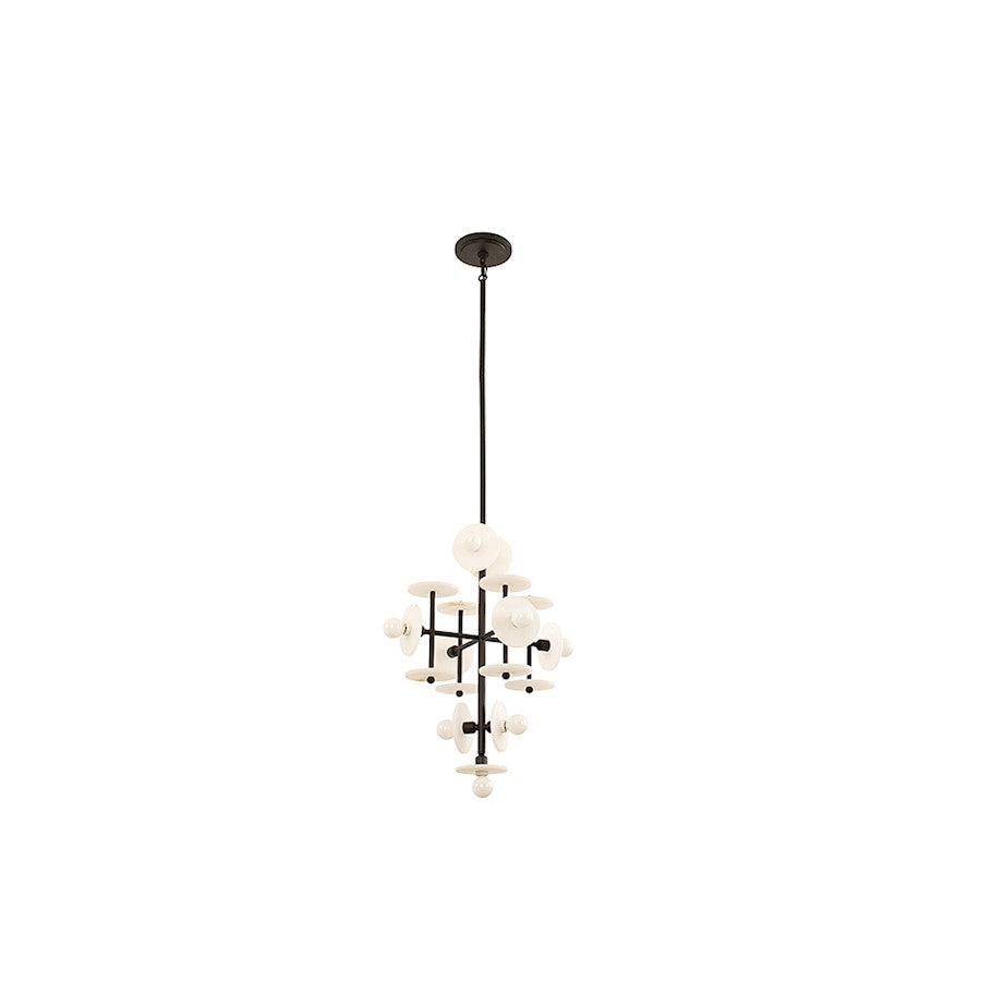 Savoy House Amani 9-Light Pendant, Black Cashmere - 1-1590-9-50
