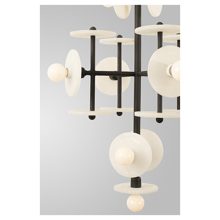 Savoy House Amani 9-Light Pendant, Black Cashmere - 1-1590-9-50