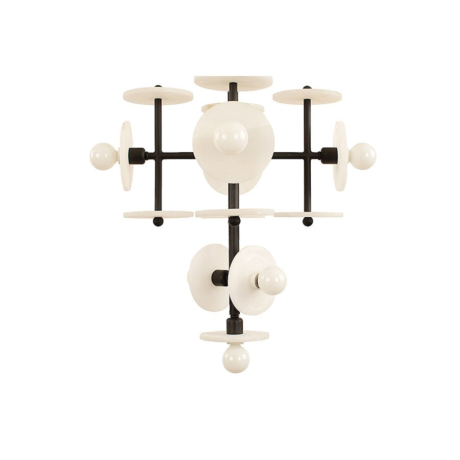 Savoy House Amani 9-Light Pendant, Black Cashmere - 1-1590-9-50