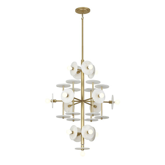 Savoy House Amani 15-Light Chandelier, Royal Gold - 1-1592-15-38