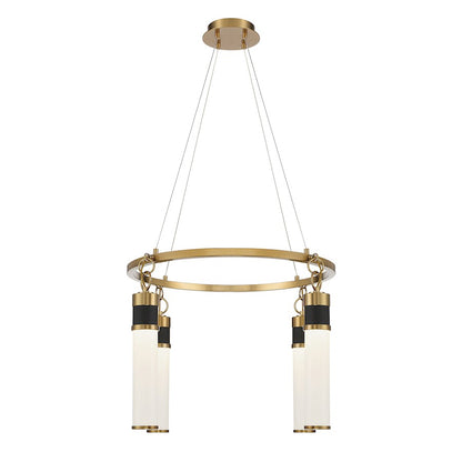 Abel LED Chandelier, Black