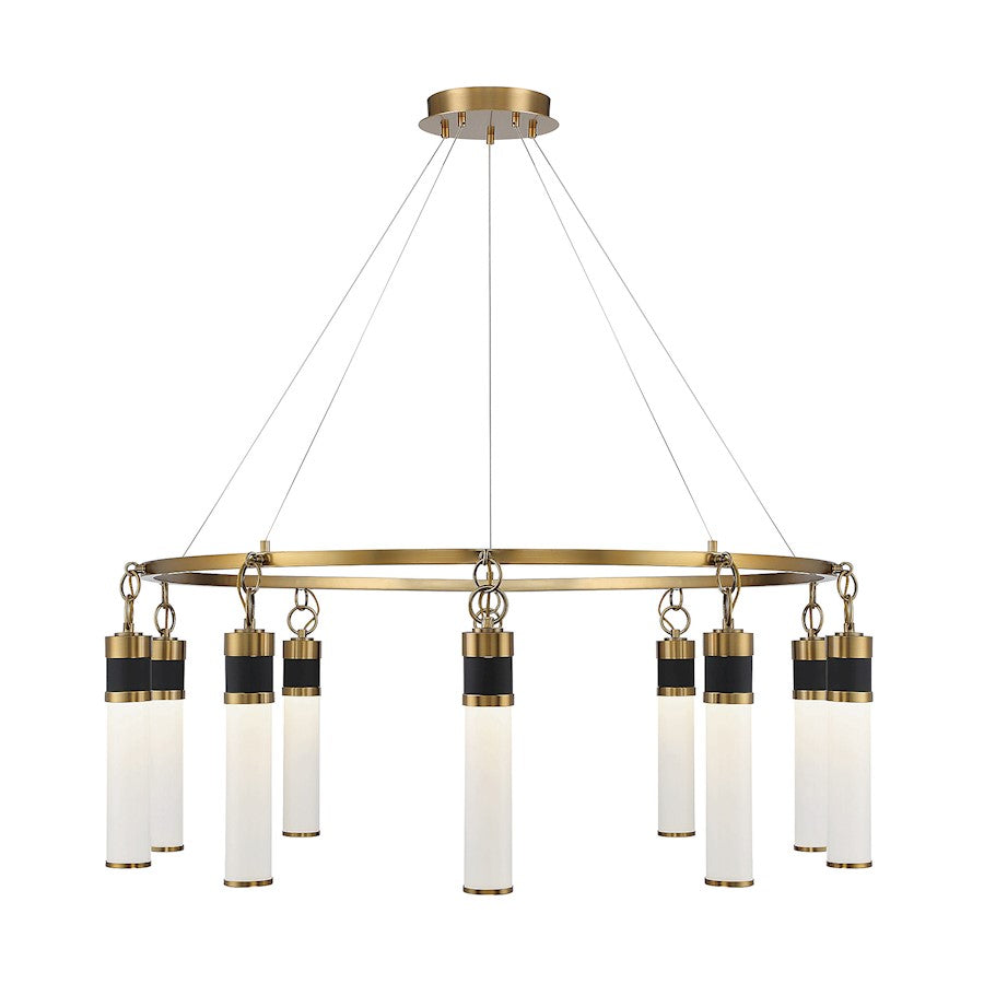 Abel LED Chandelier, Black