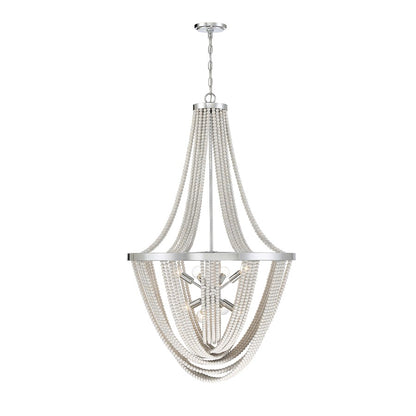 Contessa  Chandelier, Chrome
