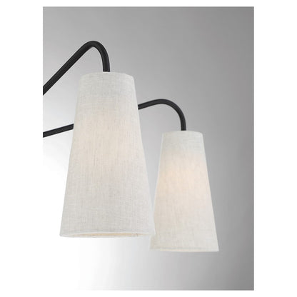 Edgewood 5-Light Chandelier, Matte Black