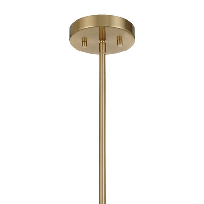 Savoy House Sofia 6 Lt Chandelier, Clear Bubble, Noble Brass