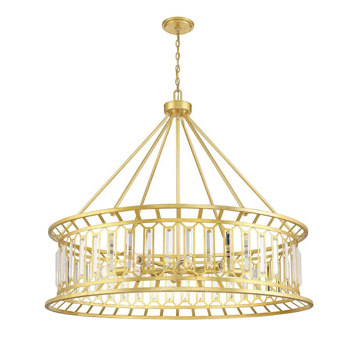 Savoy House Daintree 10-Light Chandelier, True Gold