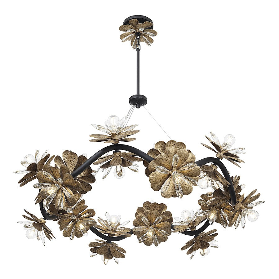 24-Light Chandelier, Delphine