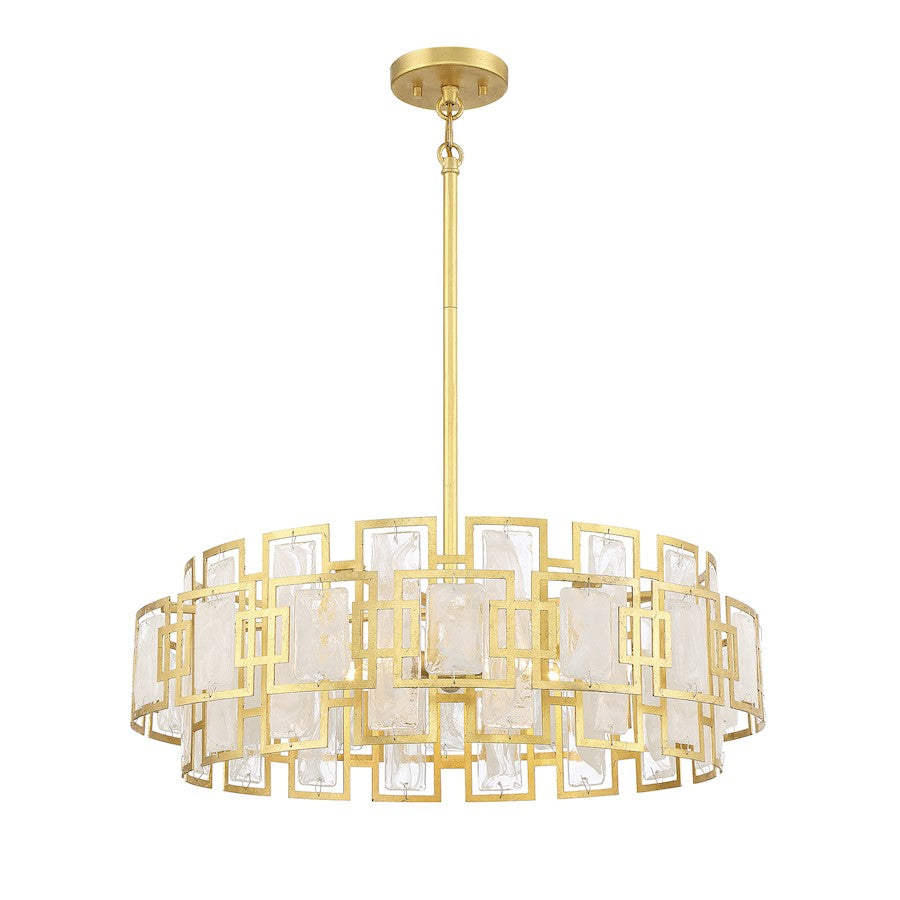 5-Light Chandelier, True Gold