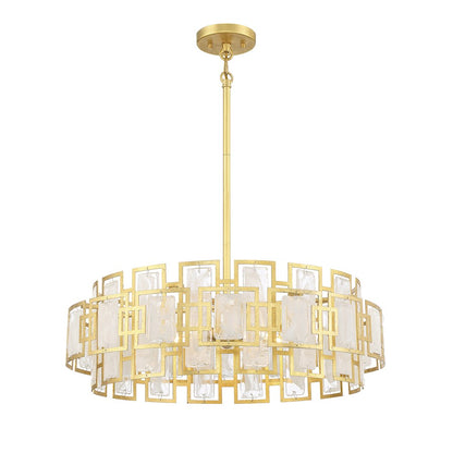 5-Light Chandelier, True Gold