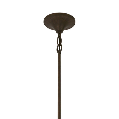 Savoy House Malinda 6 Light Chandelier, Bark