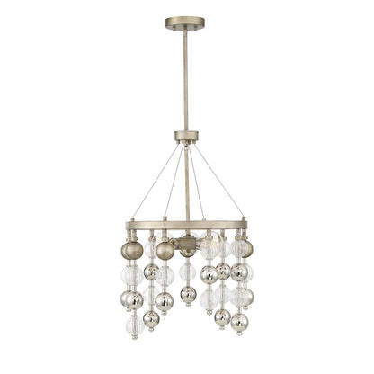 Droplet Chandelier, Argentum