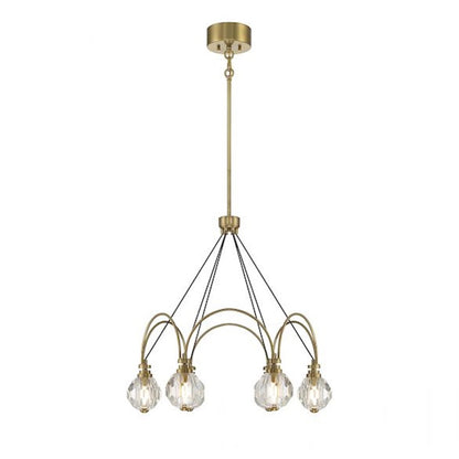 Savoy House Burnham 6-Light LED Chandelier, Warm Brass - 1-2202-6-322