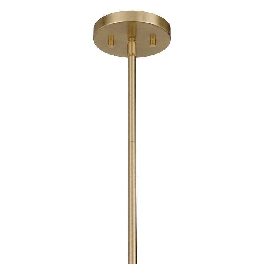 Savoy House Flores 4 Lt Chandelier, Noble Brass