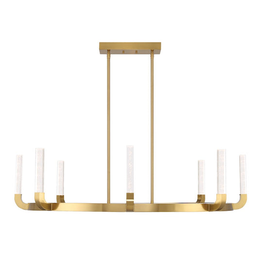 Savoy House Del Mar 8-Light LED Chandelier, Warm Brass - 1-2507-8-322