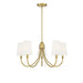 Savoy House Cameron 5-Light Chandelier, Warm Brass - 1-2540-5-322